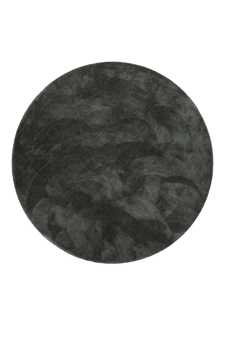 #relaxx Teppich anthrazit Hochflor rund