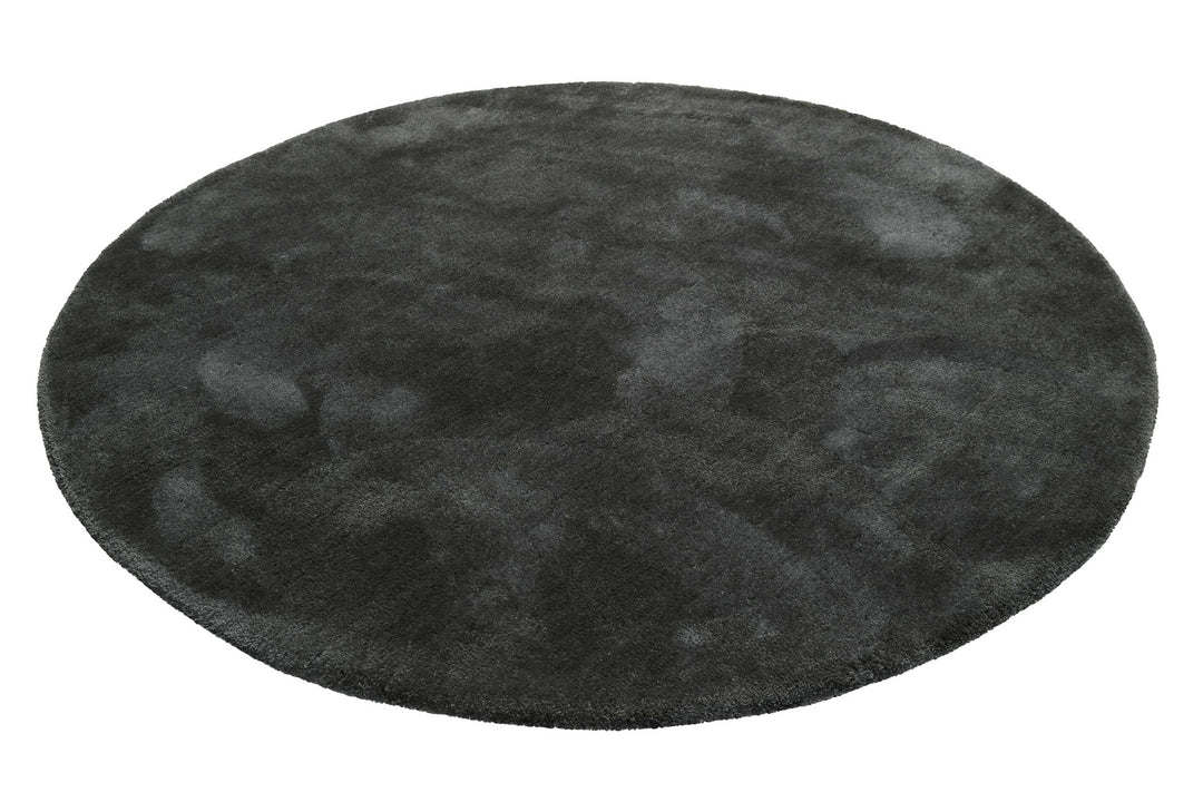 #relaxx Teppich anthrazit Hochflor rund