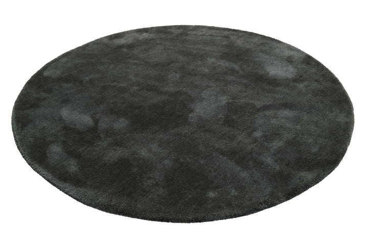 #relaxx Teppich anthrazit Hochflor rund