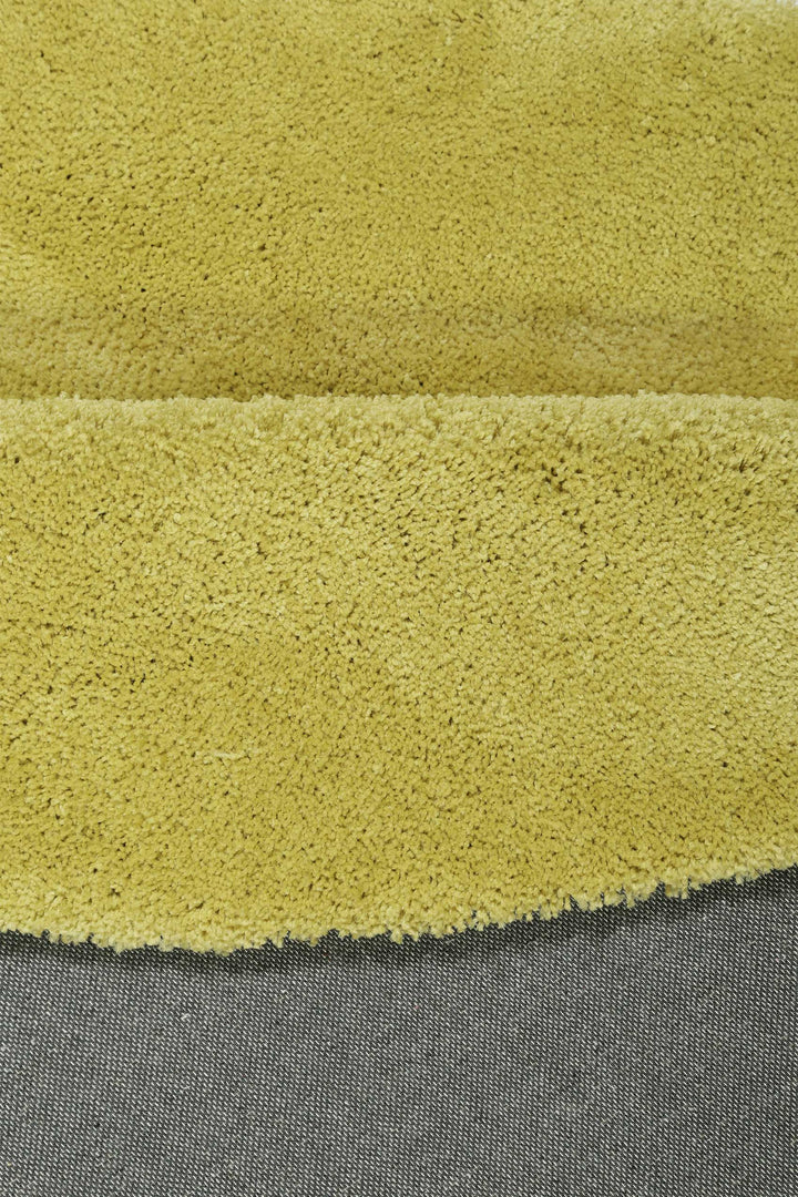 #relaxx Teppich senfgelb Hochflor rund
