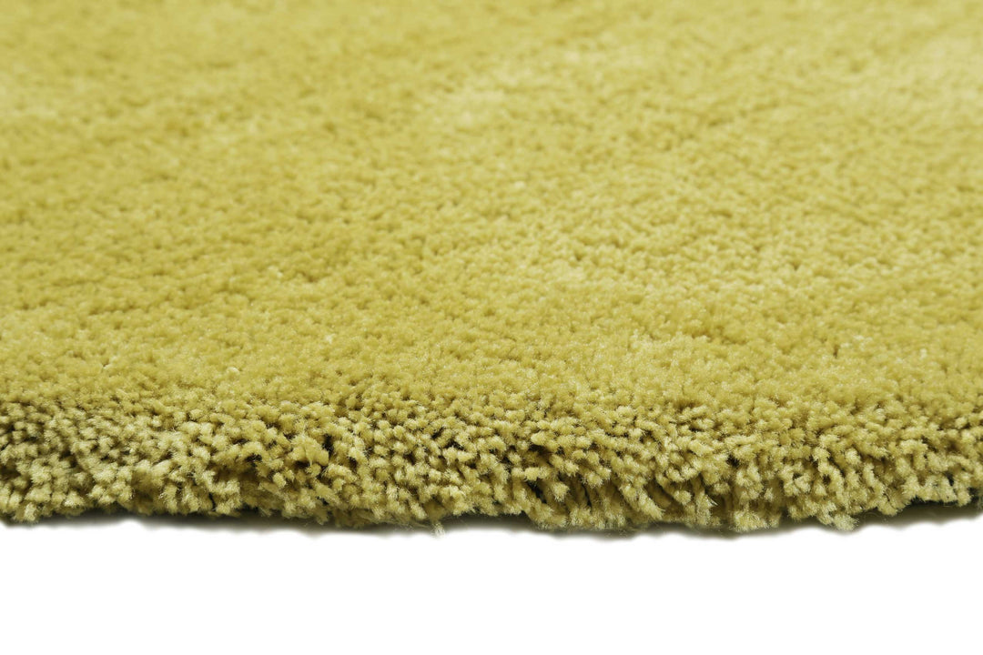 #relaxx Teppich senfgelb Hochflor rund