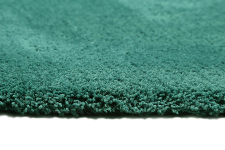 #relaxx Teppich smaragd grün Hochflor rund
