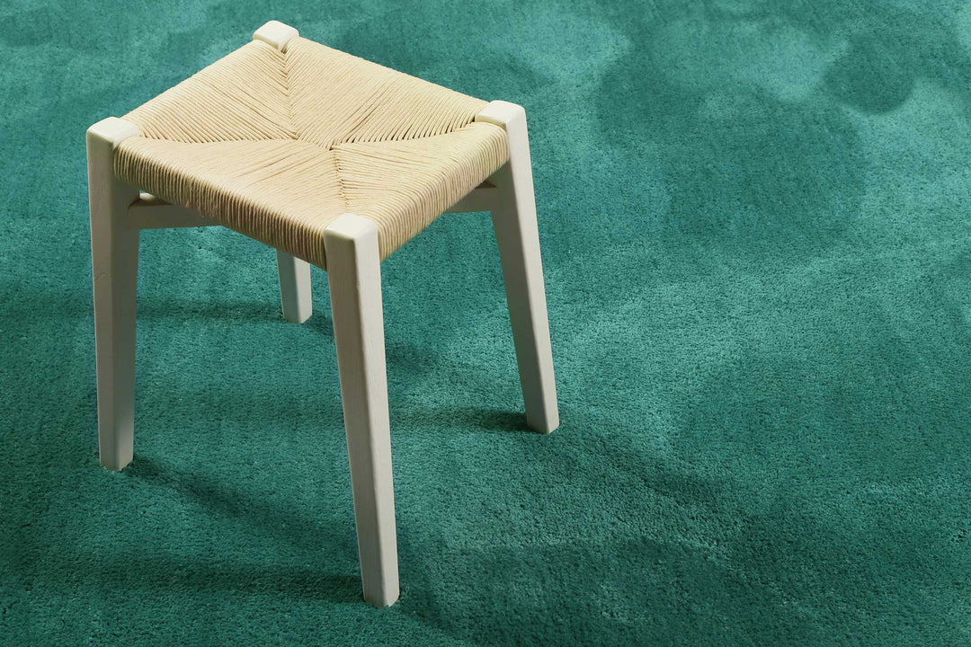 #relaxx Teppich smaragd grün Hochflor rund