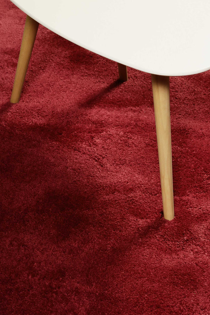 #relaxx Teppich rot Hochflor rechteckig