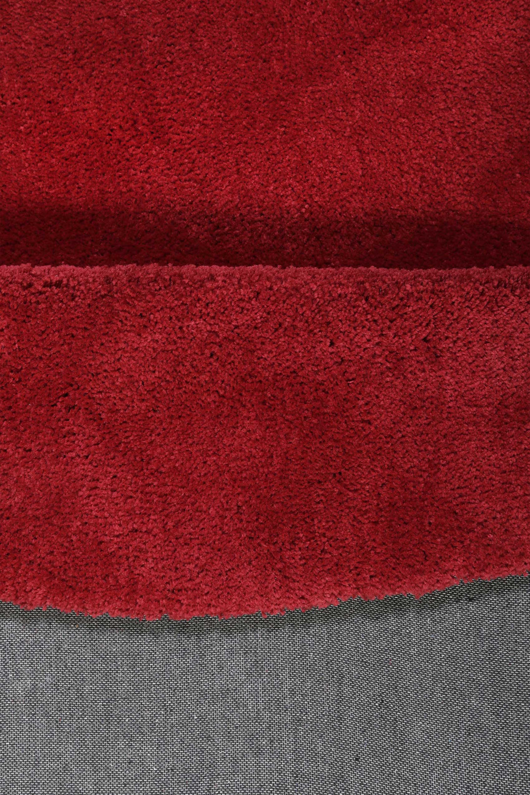 #relaxx Teppich rot Hochflor rund