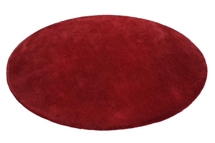 #relaxx Teppich rot Hochflor rund