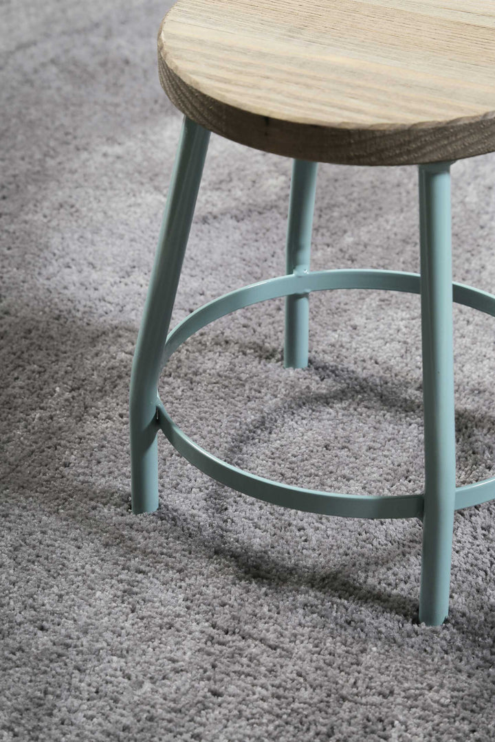 #relaxx Teppich taupe grau Hochflor rund