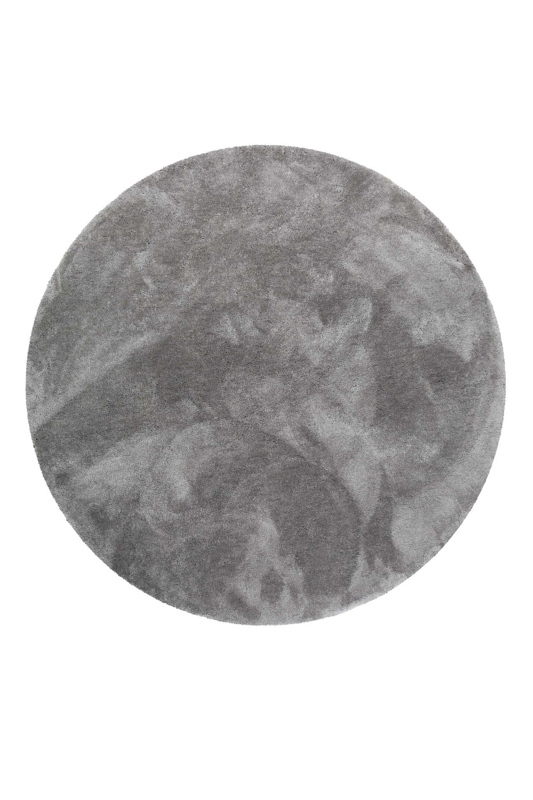 #relaxx Teppich taupe grau Hochflor rund