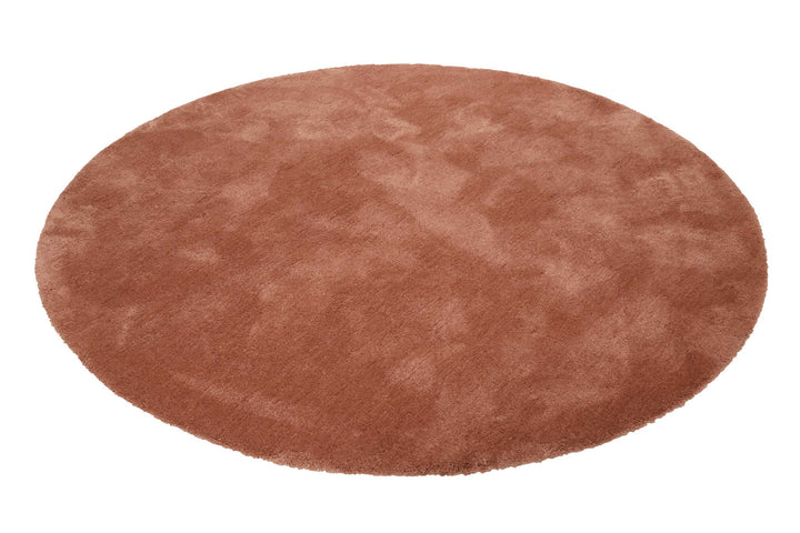 #relaxx Teppich cognac Hochflor rund