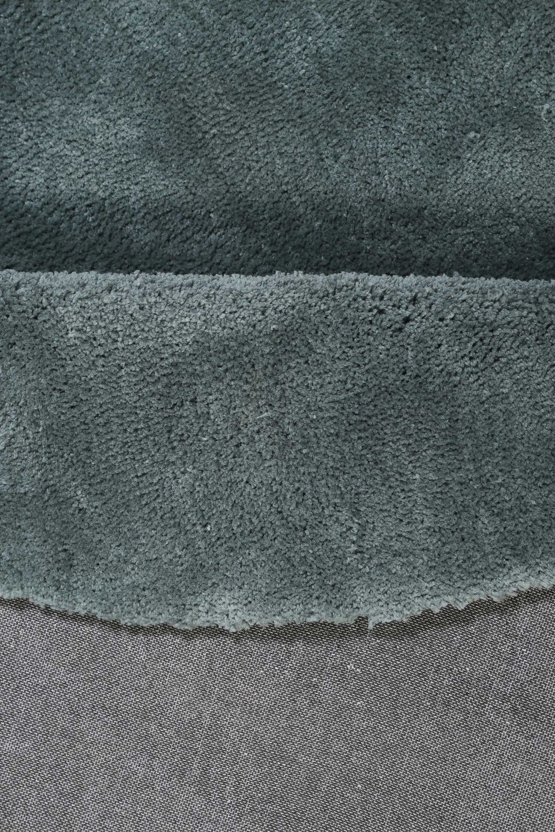 #relaxx Teppich grau grün Hochflor rund