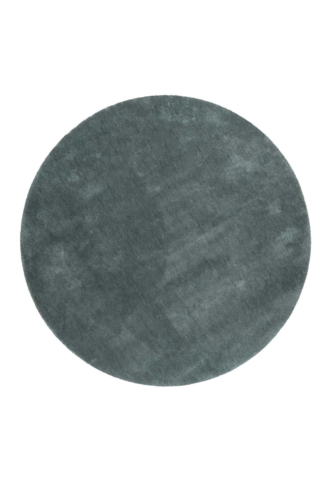 #relaxx Teppich grau grün Hochflor rund