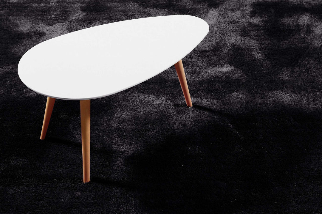 #relaxx Teppich schwarz Hochflor rechteckig