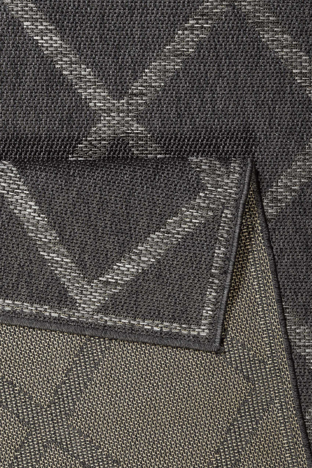 Sparkle Outdoor (Rhomb) Outdoor navy Kurzflor rechteckig