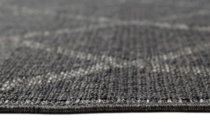 Sparkle Outdoor (Rhomb) Outdoor navy Kurzflor rechteckig