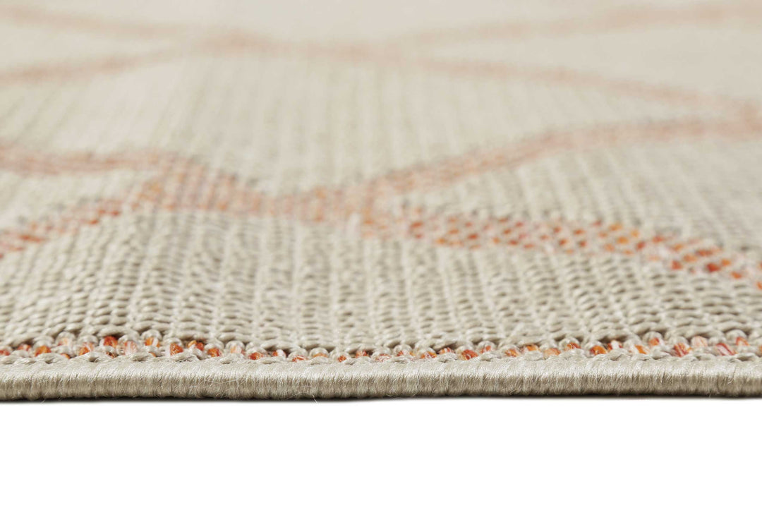 Sparkle Outdoor (Rhomb) Outdoor beige Kurzflor rechteckig