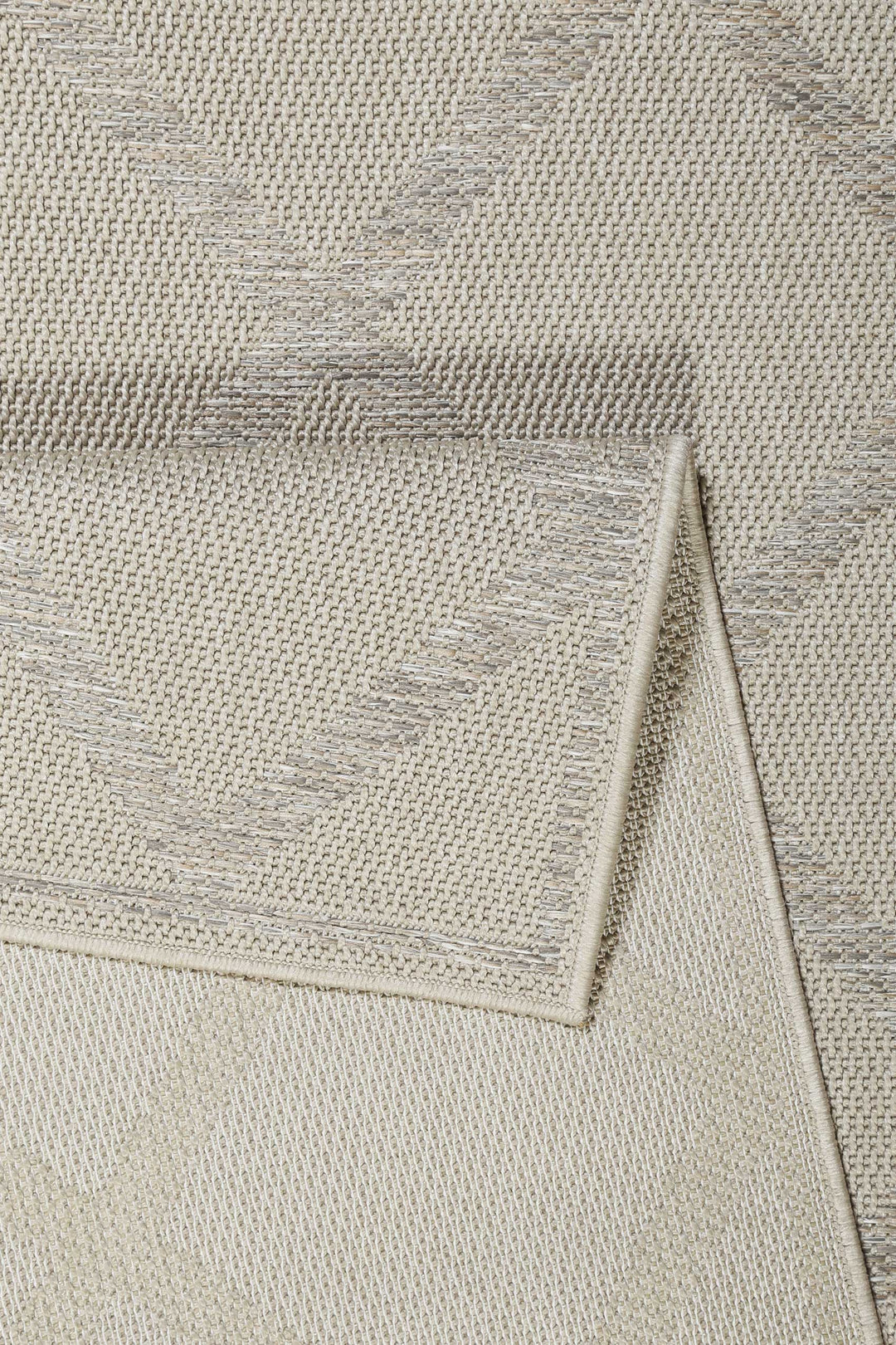 Sparkle Outdoor (Rhomb) Outdoor beige Kurzflor rechteckig