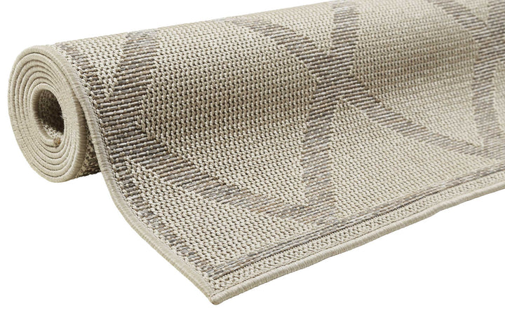 Sparkle Outdoor (Rhomb) Outdoor beige Kurzflor rechteckig
