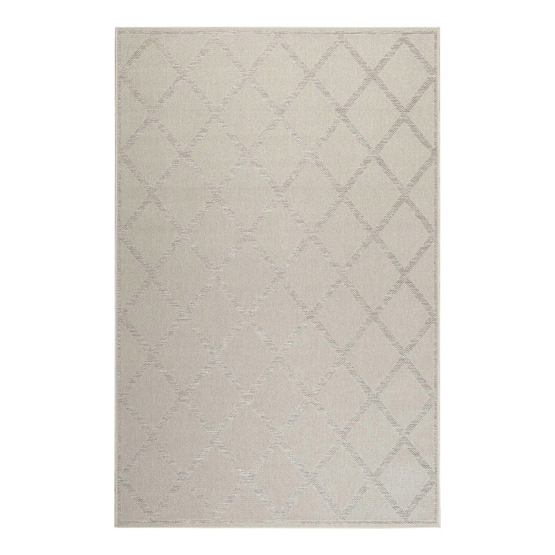 Sparkle Outdoor (Rhomb) Outdoor beige Kurzflor rechteckig