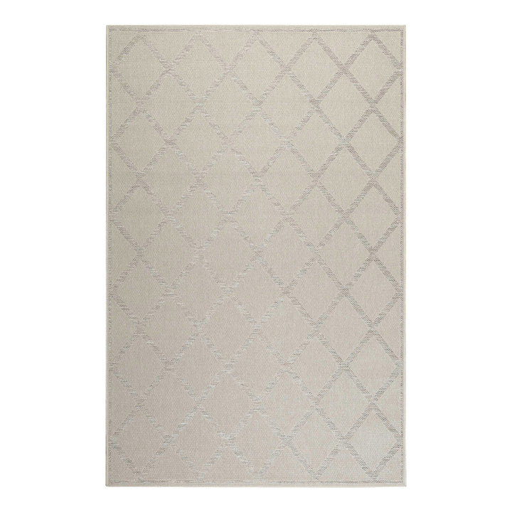 Sparkle Outdoor (Rhomb) Outdoor beige Kurzflor rechteckig