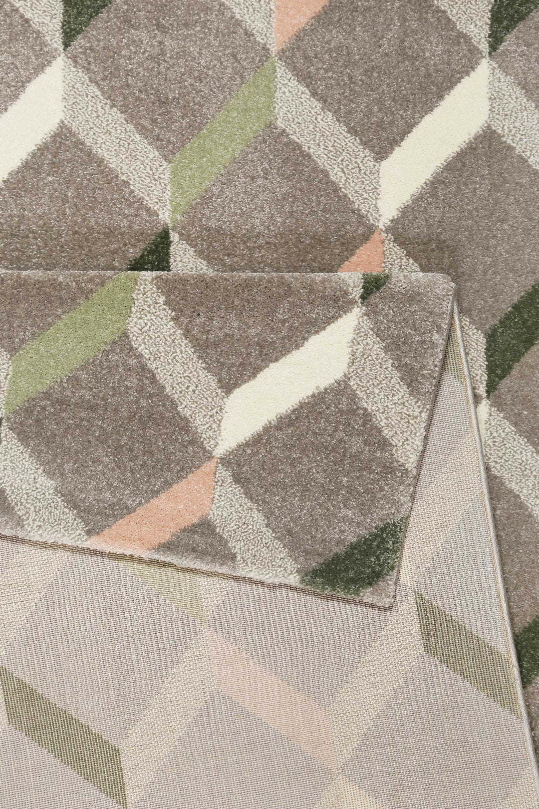 RICA Teppich grau Kurzflor rechteckig