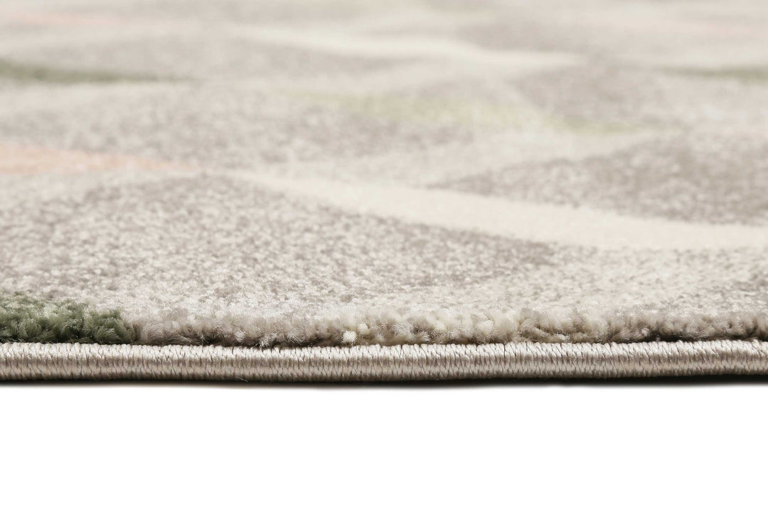 RICA Teppich grau Kurzflor rechteckig