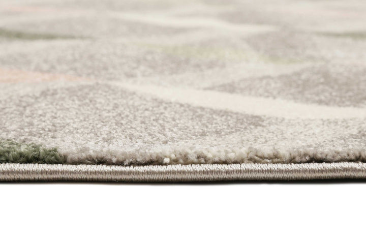 RICA Teppich grau Kurzflor rechteckig