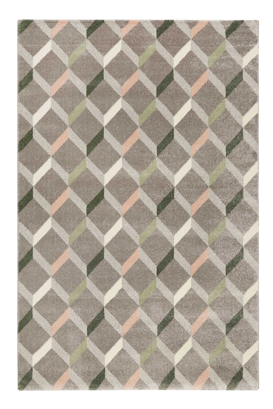 RICA Teppich grau Kurzflor rechteckig