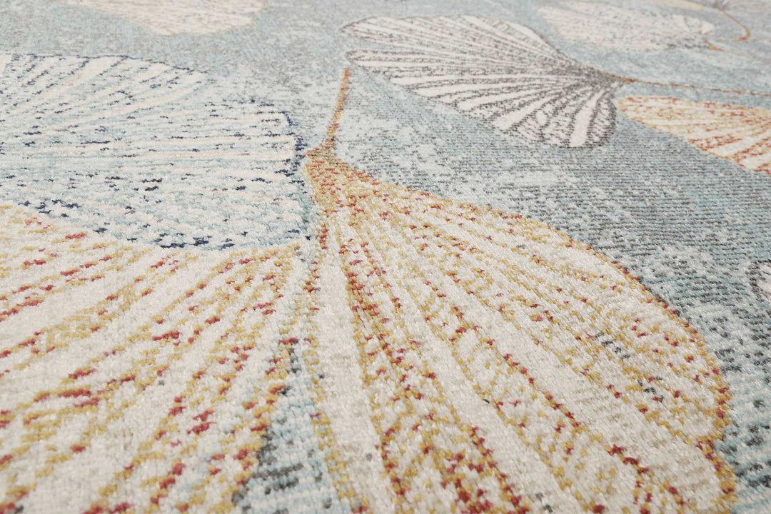 Rivera Outdoor blau Kurzflor rechteckig