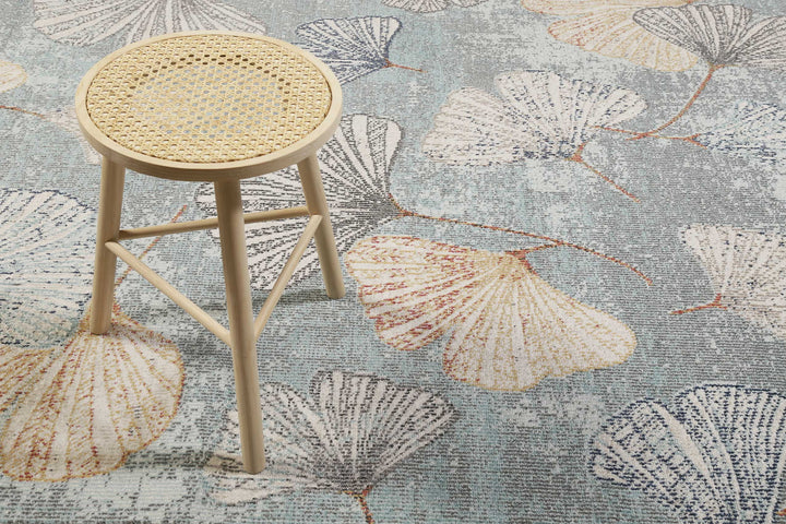 Rivera Outdoor blau Kurzflor rechteckig