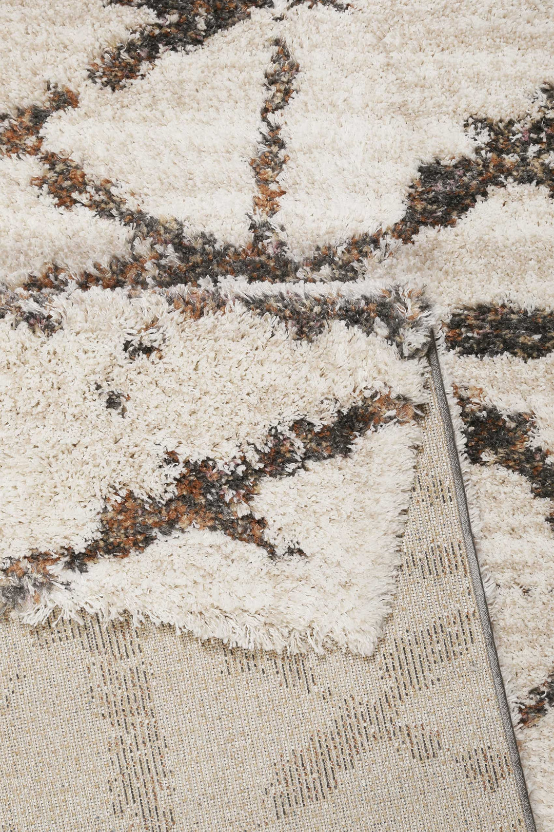 Ronja Teppich creme weiß Hochflor rechteckig