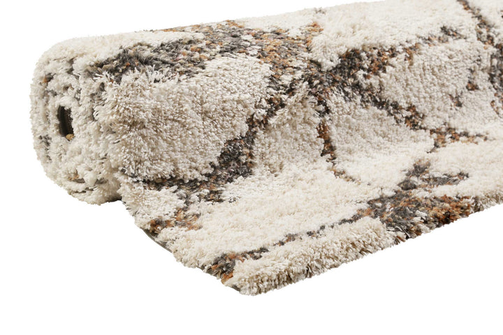 Ronja Teppich creme weiß Hochflor rechteckig