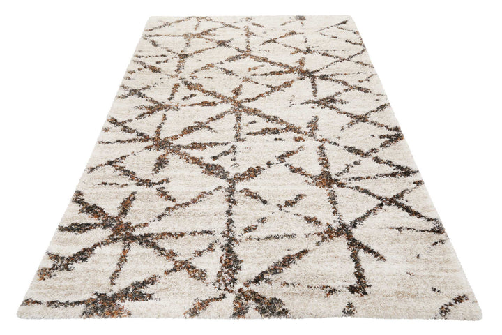 Ronja Teppich creme weiß Hochflor rechteckig