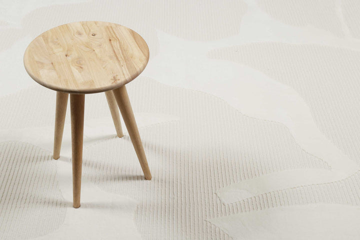 Sara Teppich weiß Kurzflor rechteckig