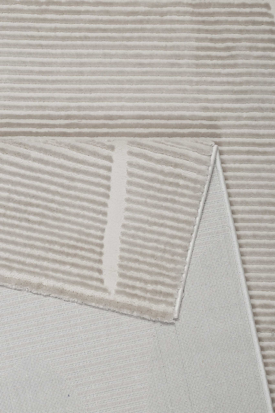 Sara Teppich beige Kurzflor rechteckig