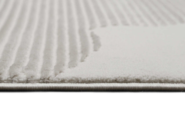 Sara Teppich beige Kurzflor rechteckig