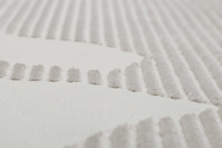 Sara Teppich beige Kurzflor rechteckig