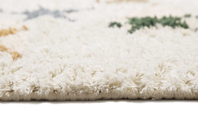 Esprit Handwebteppich Beige Bunt aus Baumwolle » Sea Star «