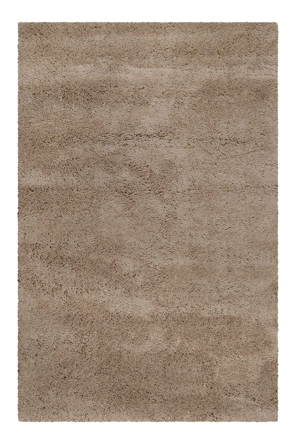 Seattle Shag Teppich creme beige Hochflor rechteckig