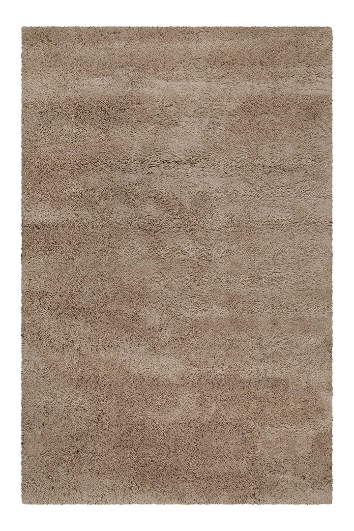 Seattle Shag Teppich creme beige Hochflor rechteckig