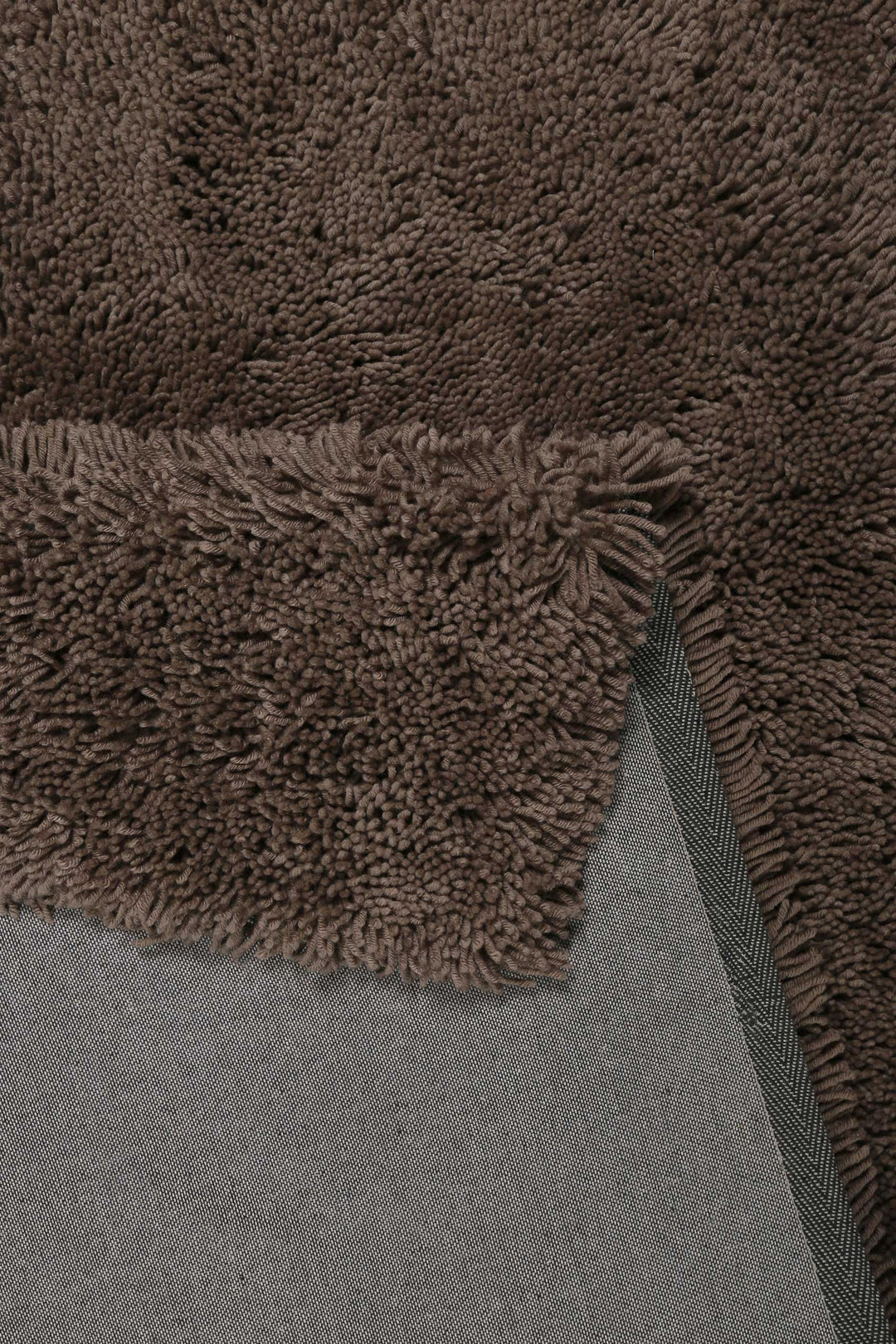 Seattle Shag Teppich taupe Hochflor rechteckig