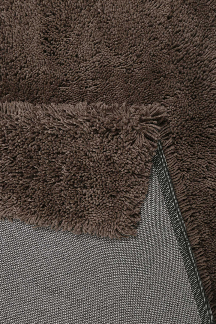 Seattle Shag Teppich taupe Hochflor rechteckig