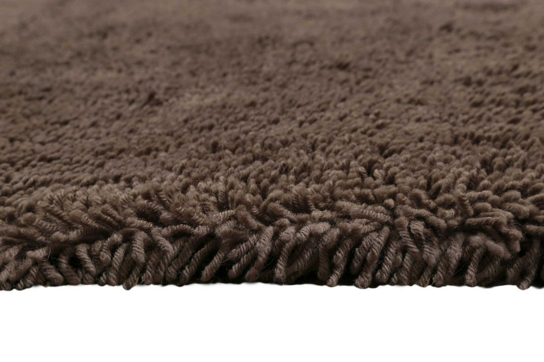 Seattle Shag Teppich taupe Hochflor rechteckig