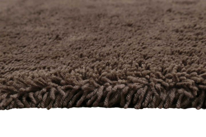 Seattle Shag Teppich taupe Hochflor rechteckig