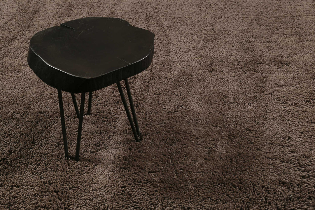 Seattle Shag Teppich taupe Hochflor rechteckig