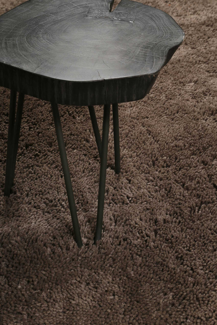 Seattle Shag Teppich taupe Hochflor rechteckig