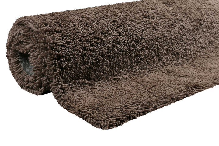 Seattle Shag Teppich taupe Hochflor rechteckig