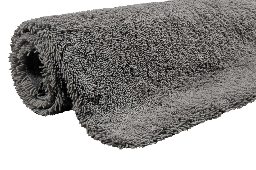 Seattle Shag Teppich hellgrau Hochflor rechteckig