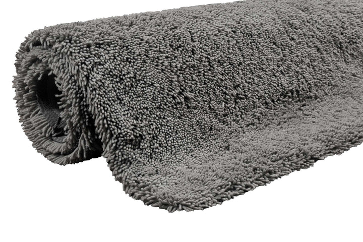 Seattle Shag Teppich hellgrau Hochflor rechteckig