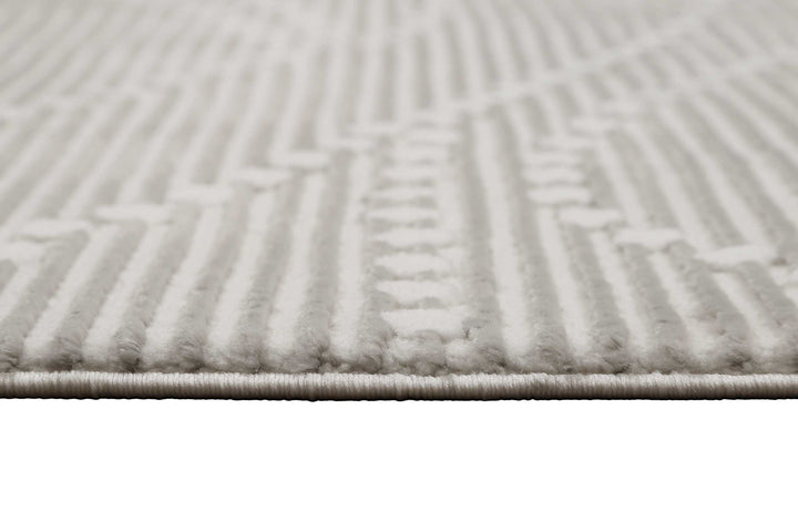 Selena Teppich beige Kurzflor rechteckig