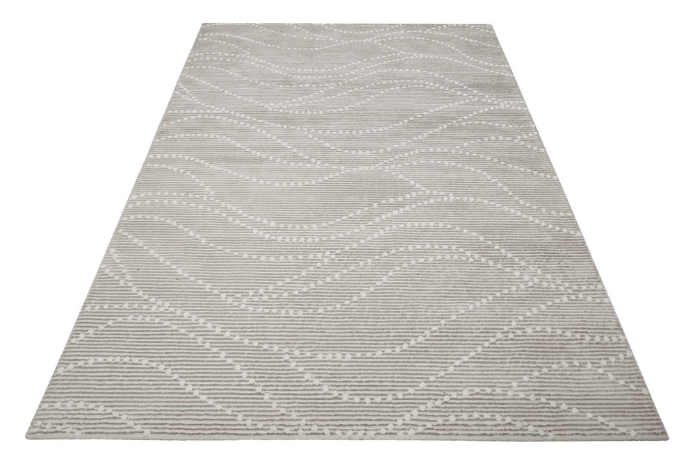 Selena Teppich beige Kurzflor rechteckig